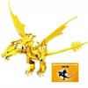Figurine d'Action Passionnante Godzilla Roi des Monstres Roi Ghidorah Bloc de Construction Jouet Pour Enfants