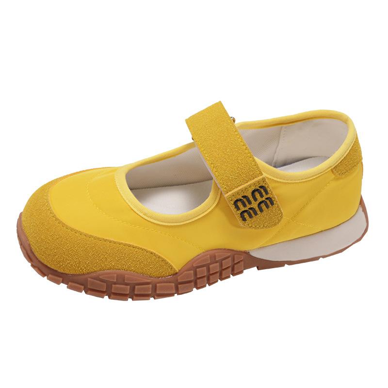 Fashion commuter white retro light mouth platform single shoes women's 2025 new summer Velcro sports Mary Jane shoes