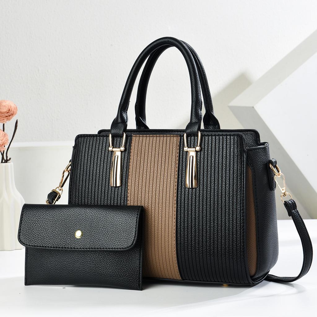 New PU Leather Women's Handbag Stylish and Versatile Women's Shoulder Bag Large-capacity Womens Commuter Casual Tote Bags