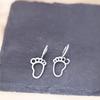 Kinitial Stainless Steel Unicorn Ankh Triangle Cross Snowflake Dandelion Mermaid Earrings For Women Trendy Piercing Jewelry
