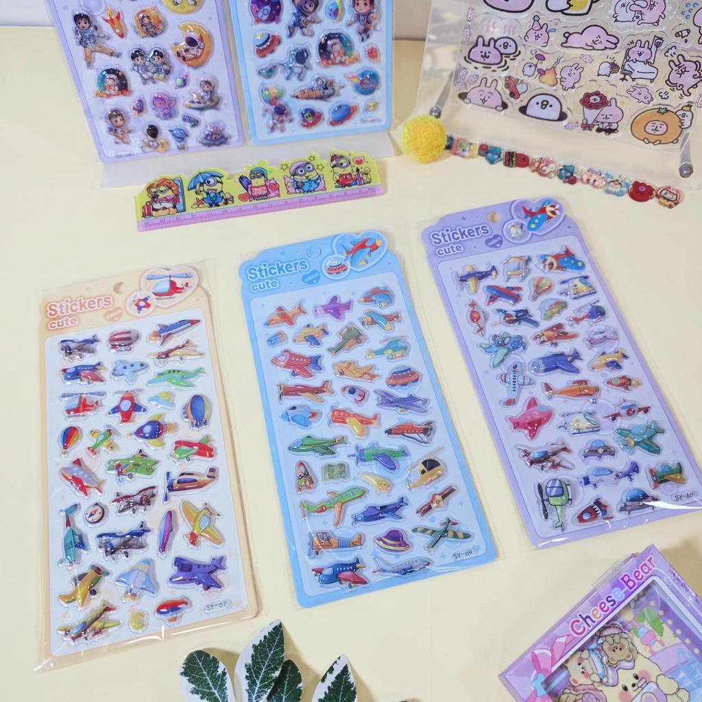 3D Sanrio Cartoon Stickers: Cute Educational & Decorative Phone Case Embellishments for Kids