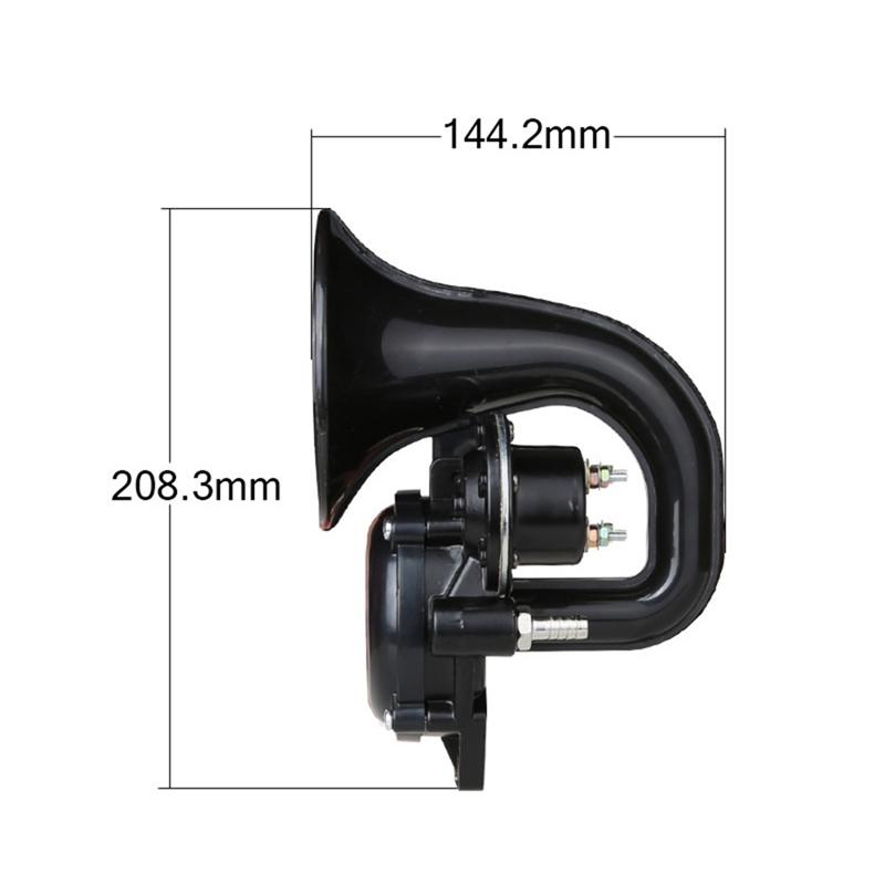 Car Truck Horn For Scania Component For Volvo 48W 24V 300Db Snail Horn Loud Clear Sound Car Modification Accessories Universal