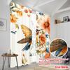 2pcs,2D Plane Printing Curtains Hummingbird Bliss 100% Polyester (without Rod) Outdoor Decorations for Bedroom, Office, Living
