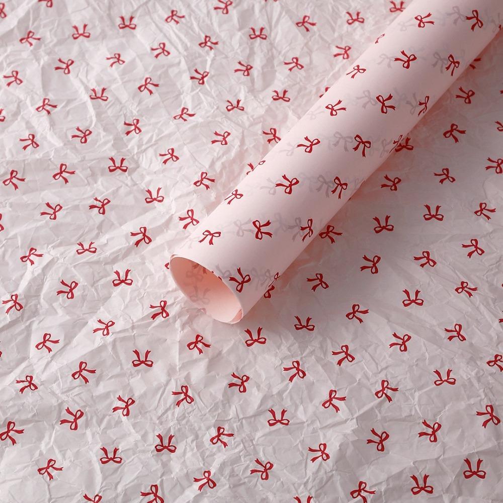 20pcs 50x70cm Hand-Kneaded Paper Cotton Paper Gift Packaging Paper Bouquet Wrapping Paper  DIY Craft