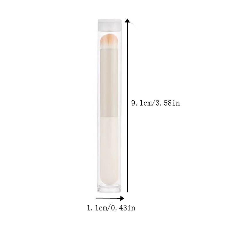 Mini Lip Brush Round Head Portable Makeup Brush Lipstick Blending Brush Beauty Cosmetic Multifunction Concealer Brush