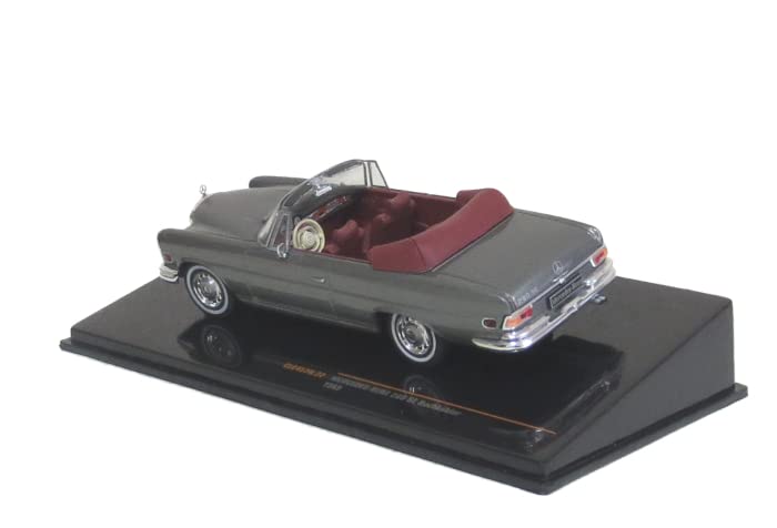 Ixo 1/43 Scale Mercedes-Benz 280 SE 1969 Metallic Gray Finished Product