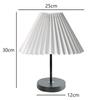 Lampada da tavolo plissettata nordica fai da te pieghevole USB arte atmosfera camera da letto scrivania comodino luce notturna decorazione casa lampada da tavolo