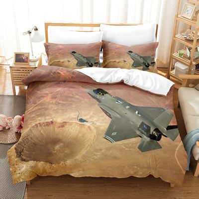 3DThe Plane Set Biancheria da Letto Set Copripiumino Con Federa Singolo Matrimoniale Queen King Biancheria da Letto