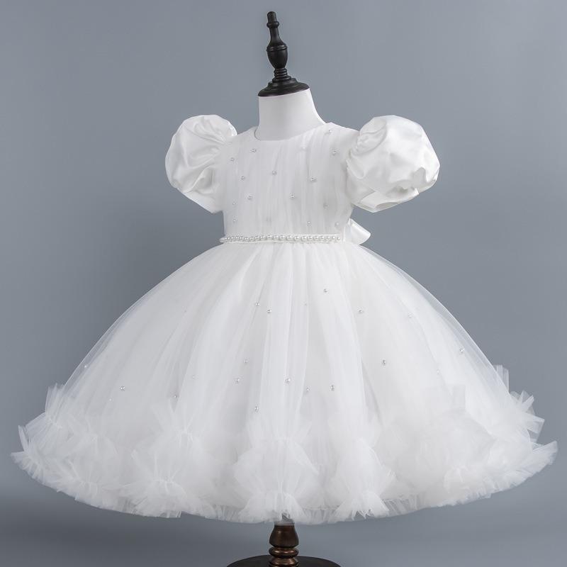 Mädchen Kinder Aufgebauschtes Spitze Tüll Prinzessin Geburtstagsparty Formelles Auftrittskleid