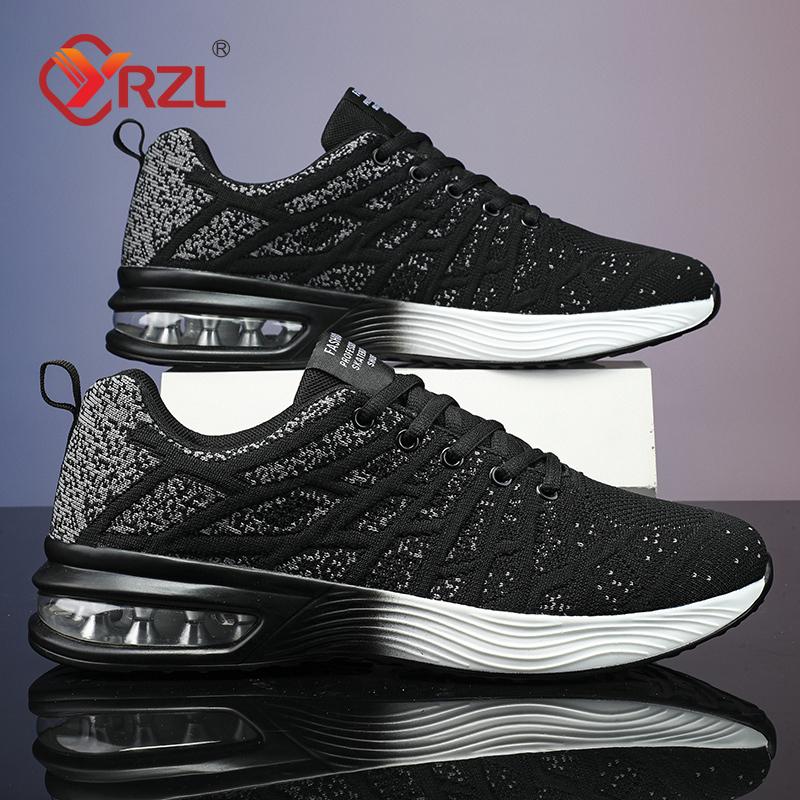 Yrzl Men Running Shoes For Man Comfortable Lightweight Sports Shoe Mesh Non Slip Walking Shoes Jogging Gym Tennis Shoes Men