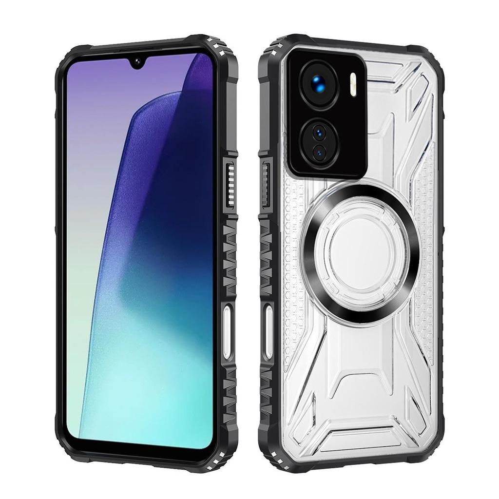 Battle Shadow Series Armor Phone Case for Vivo Y56 5G,Y16 Shockproof Anti‑Drop Protective Cover