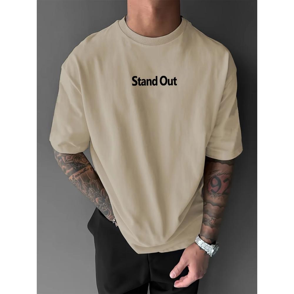 Men's Summer 100 Cotton Fashionable Casual Loose Plus Size Personalized Trendy Racing Printed Round Neck Short Sleeved T-shirt