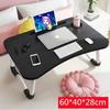 Compact Folding Laptop Table for Dormitory or Bay Window