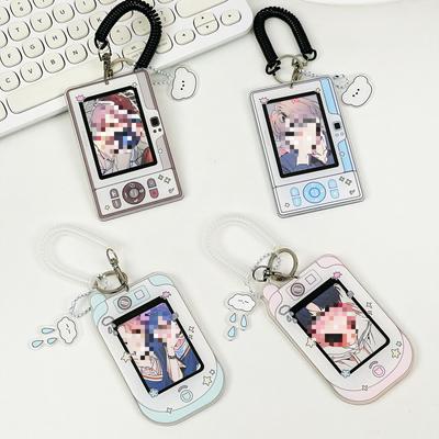 Akrilik Fotoğraf Kartı Tutucu Kpop Idol Kart Tutucu Şeffaf Poca Kolları Fotoğraf Kartı Tutucu Fotoğraf Kartı Saklama Kutusu