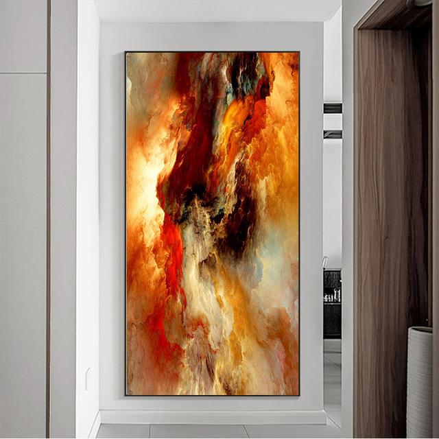 Abstract Modern Landscape Cloud Art Canvas Paintings Posters and Prints Wall Pictures Living Room Home Decoration No Frame