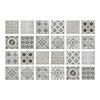 24pcs Mandala Wall Stickers Kitchen Self-Adhesive Waterproof Tile Stickers Bathroom Decor Moroccan Pvc Decal