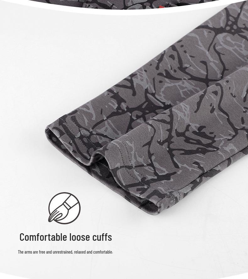 Men's Cotton Pajama Set - Long Sleeve & Pants, Spring To Winter, Casual Outdoor Wear, Plus Size Available