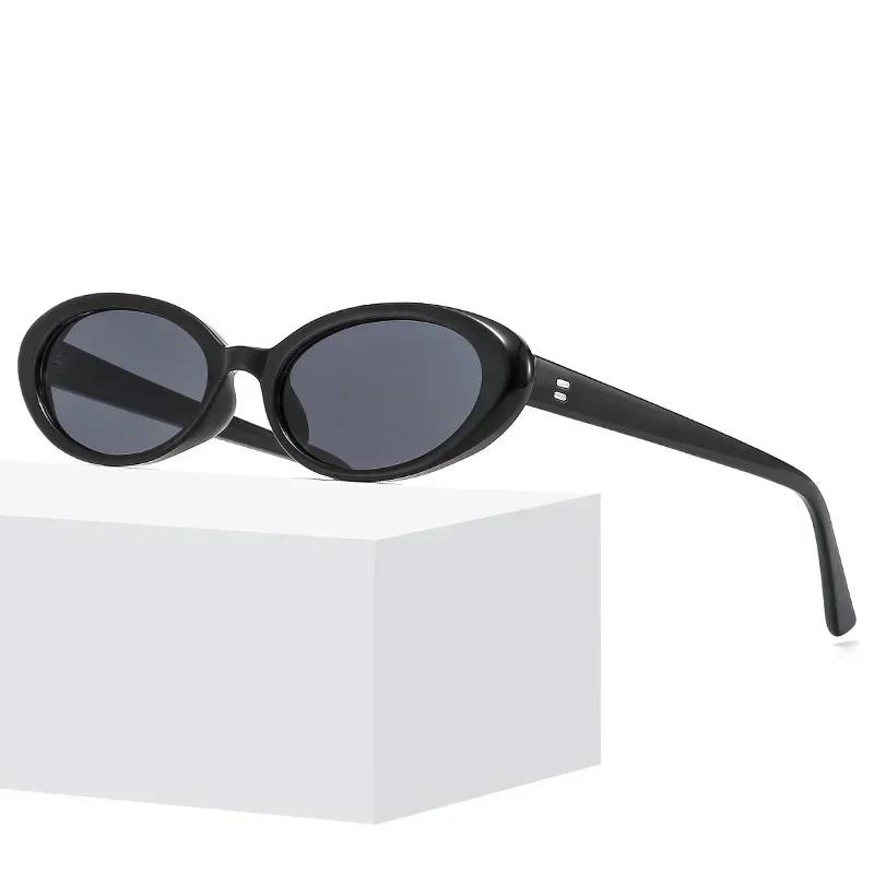Lässige Retro Katzenaugen-Sonnenbrille Damen Herren Vintage Quadratisch Damen Herren Brille Kleiner Rahmen Mode Oculos