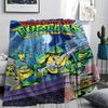 Teenage Mutant Ninja Turtles Poster Blanket Blanket Suitable For All Seasons Air Conditioning Blanket Digital Printing Sheet