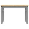 3 Piece Dining Set PANAMA Grey Solid Pine Wood