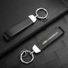 3D Metal Leather Logo Emblem Car Key Chain Keyring for Chevrolet Cruze Lacetti Sonic Spark Sail Aveo  Cobalt Captiva Trax Malibu