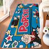 Animation P-Popeye T-The S-Sailor Kitchen Mat Kids Room Bedroom Decoration Balcony Anti-Slip Doormat Living Room Alfombra
