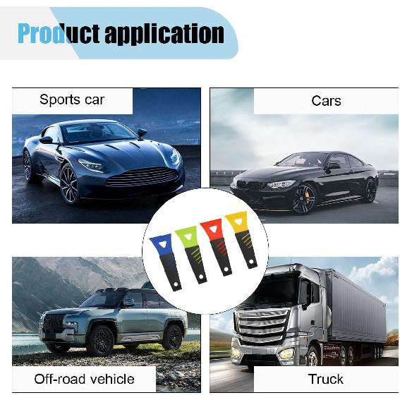 4PCS Ice Scraper For Car Windshield, No Scratch Plastic Ice Shovel Tools For Winter, Window Ice Snow Frost Removal Tool Accessories For Cars, Trucks,