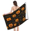 Halloween Beach Towel Microfiber Bath Towels Quick Dry Towel for Swimmers Sand Proof Beach Towels for Hotel Gym Spa Yoga Sports