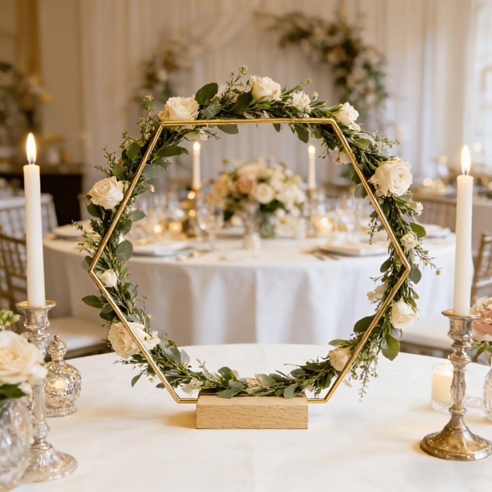 DIY Heart Shape Wreath Frame Wooden Base Wedding Flower Garland Valentines Day