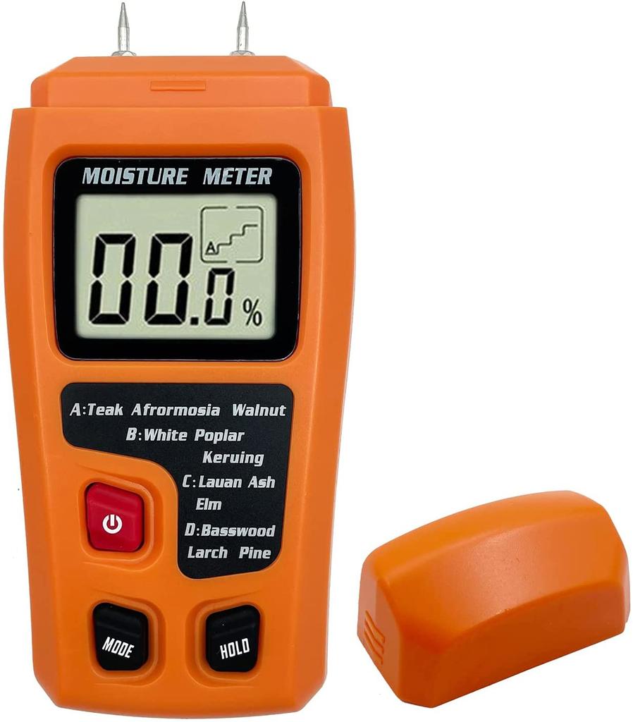 Digital Wood Moisture Meter Wood Humidity Tester Hygrometer Timber Damp Detector Large LCD Display