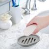 4Pcs Soap Dish for Shower Soap Box Soap Saver Case Holder with Drain for Bathroom Counter Shower Kitchen Keep Soap Dry and C