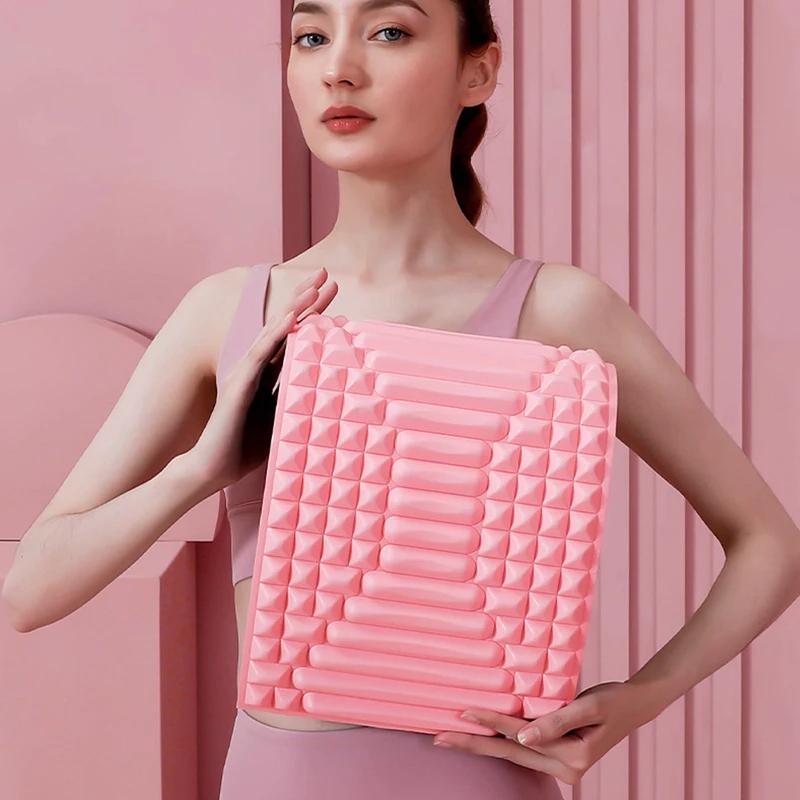 Back Stretcher Pillow Neck Lumbar Support Massager For Waist Back Pain Relief Sciatica Herniated Disc Relaxation