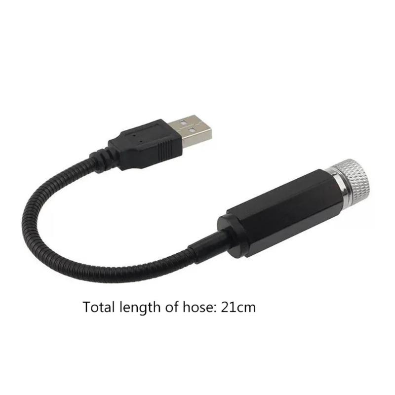 1/2Pcs Romantic LED Starry Sky Night Light 5V USB Powered Star Projector Lamp for Car Roof Room Ceiling Decor Plug and Play