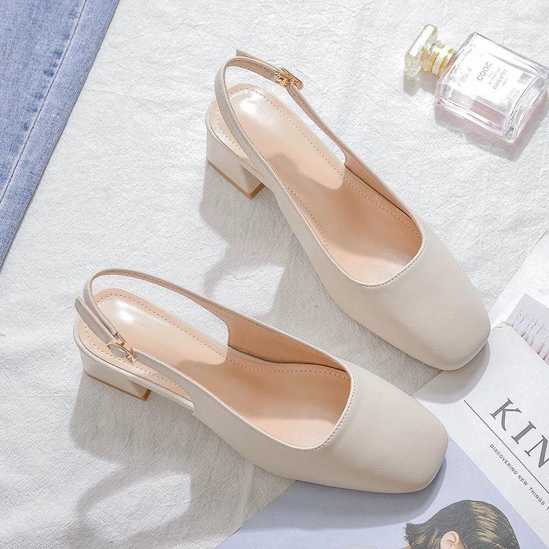 Szpilki Damskie Buty na Obcasie Eleganckie Średni Obcas Czubek Pojedyncze Buty Wygodne Biurowe Damskie Buty Pasek z Klamrą