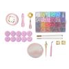 Wax Sealing Kit DIY Making Retro Design Easy Melting Portable Vintage Sealing Wax Crafts Set for