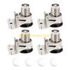 F26C Set Of 4 Furniture Levelers Metal Cabinet Support Legs Easy Installaton Strong Load Bearing for Household Office Use
