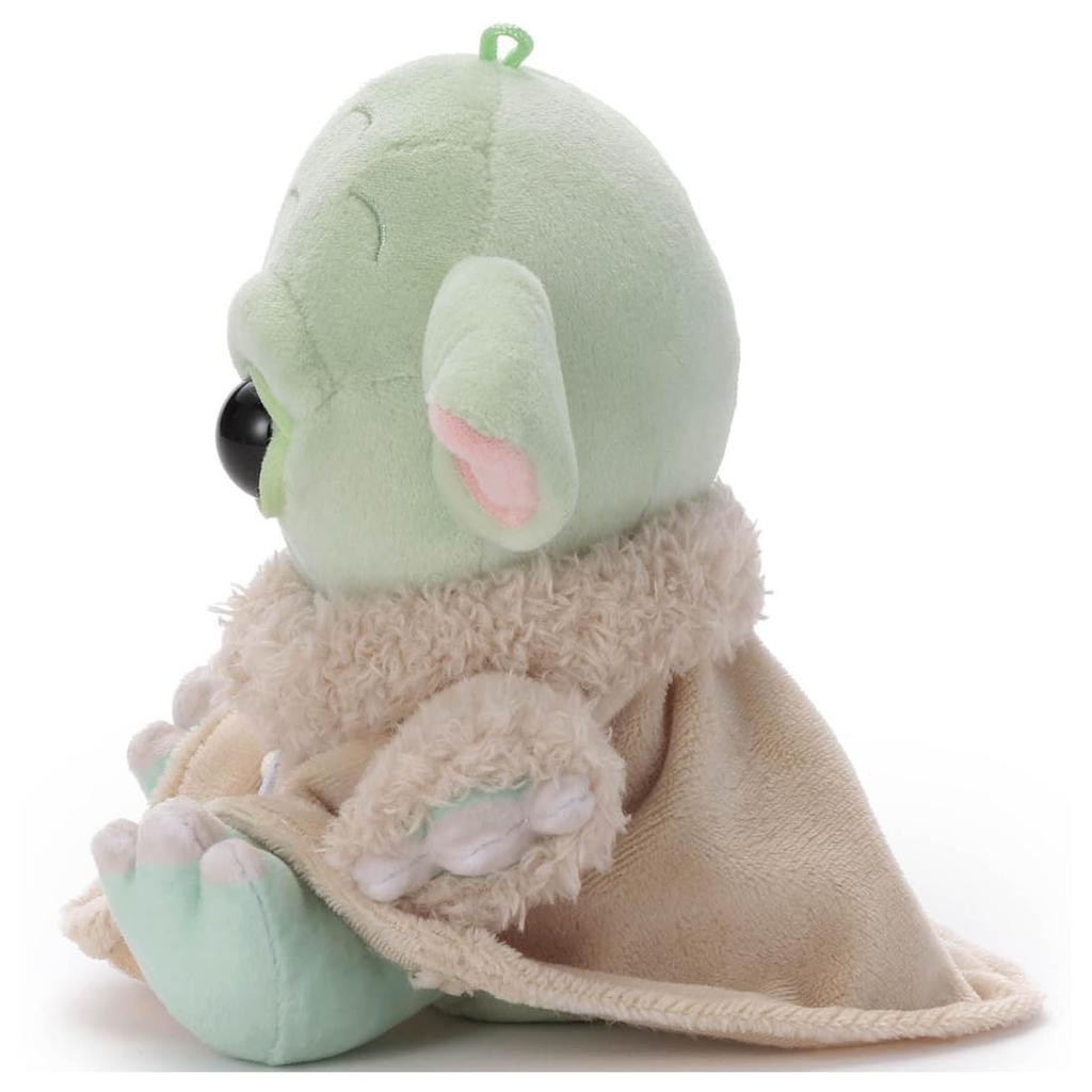 TAKARATOMY A.R.T.S Star Wars Character Beans Collection Grogu Plush Toy, Approx. 7.7 inches (19 cm) Wide
