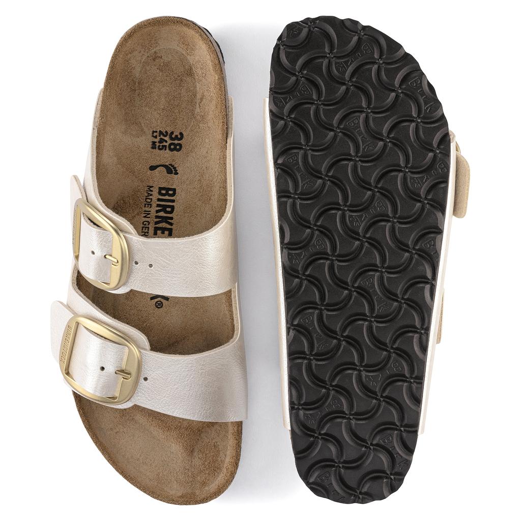 Birkenstock Arizona Big Buckle Slide Slippers Women's Beige Narrow 1020021