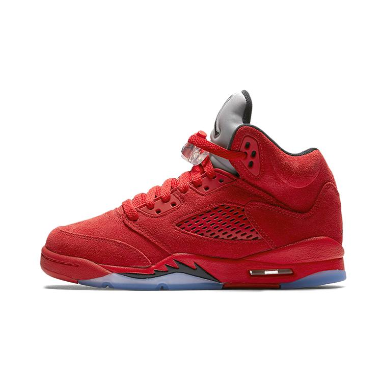 Jordan 5 Retro Red Suede GS 440888-602 36