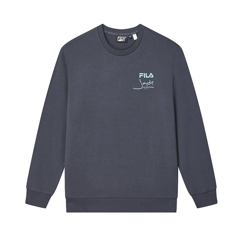 New FILA Sweatshirt Men's Wall Mud Gray F11M438203FGY