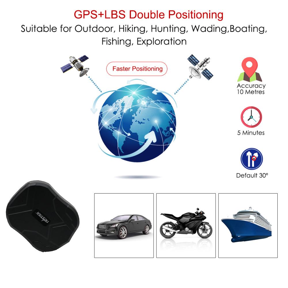 Car Tracker GPS Tracker Car 2G 5000mAh TKSTAR TK905 GPS Locator Waterproof GPS Tracker Auto Magnet Free Web APP PK TK915