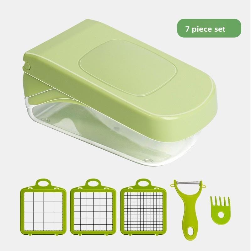 Multifuntional Vegetable Chopper With Stainless Steel Blades For Home Cooking And Meal Prep