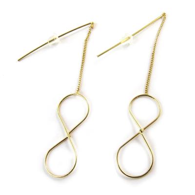 [N9933] - Gold 'Infini' Earrings
