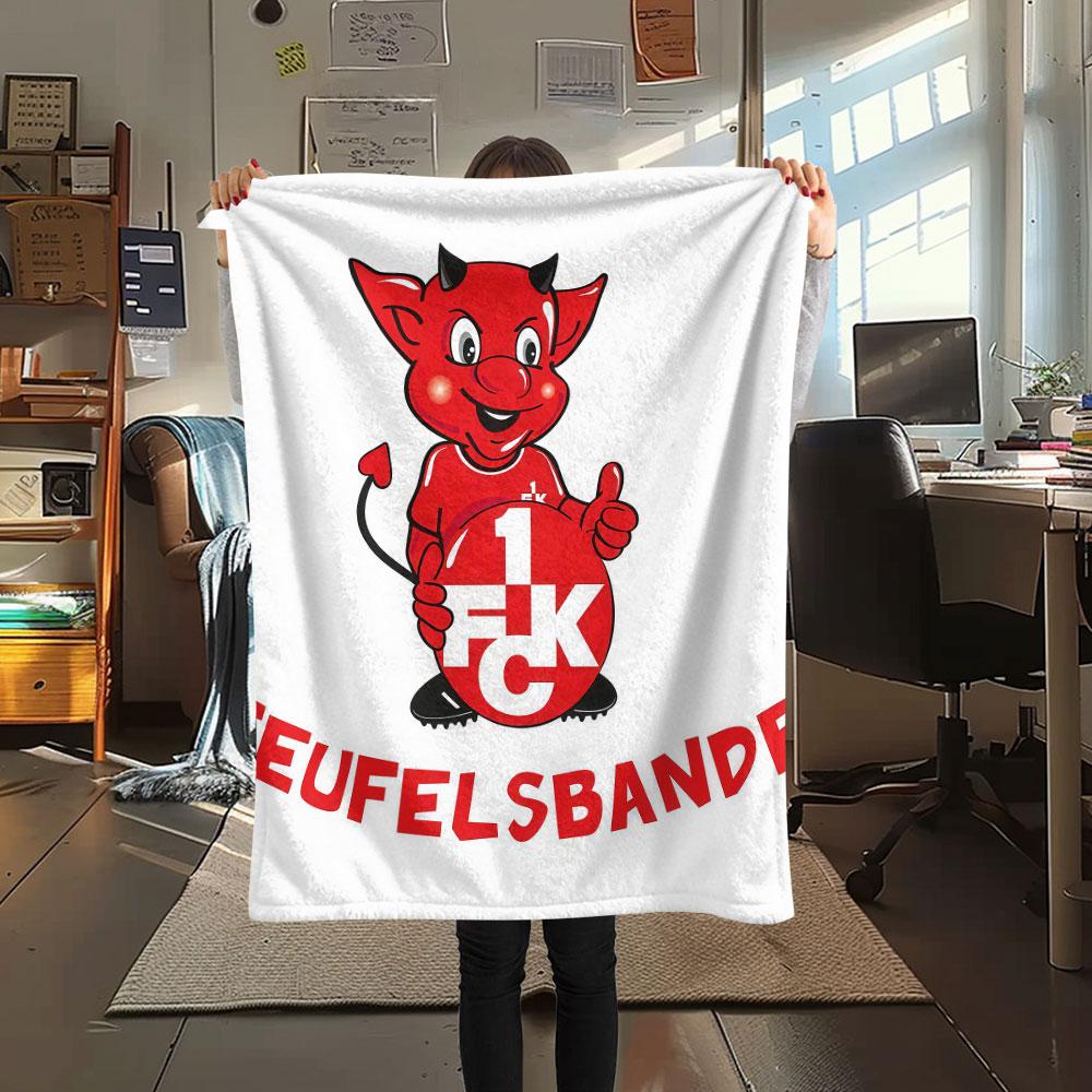 Kaiserslautern Logo Decke, Hohe Qualität, Bequem für Alle Jahreszeiten, Heimdekoration, Wärme und Komfort