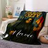 Ozzy Osbourne German Flag Castle Four Seasons Blanket Customized With Your Name Lightweight And Warm Perfect Gift For Home Office Camping Sofa Travel