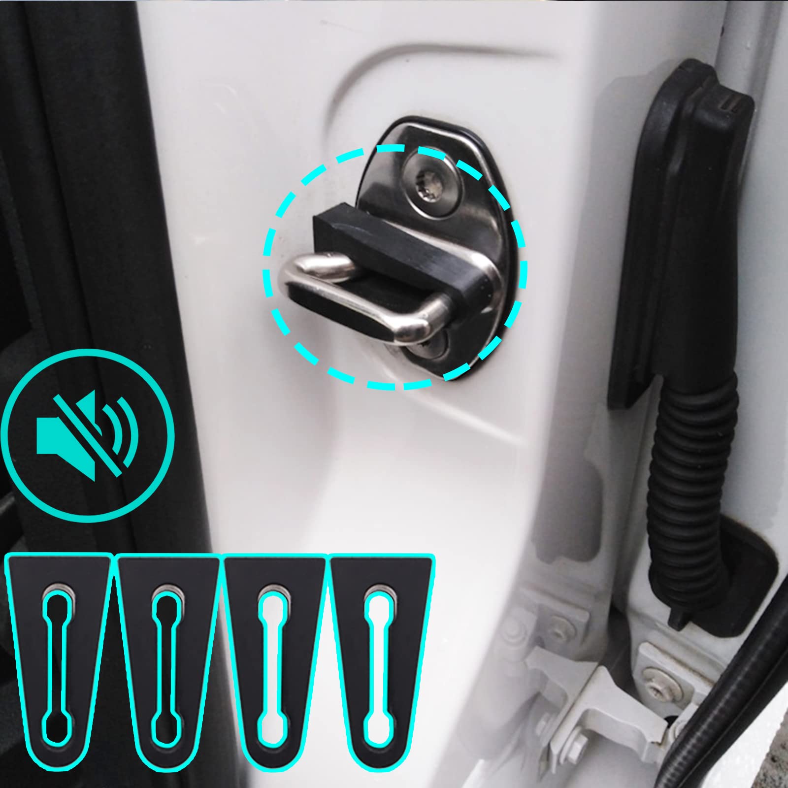 XUKEY 4 Двери Звукоизоляция Амортизатор Volkswagen Bola Caddy Golf Jetta Jetta T5