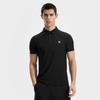 New FILA Fitness Series Polo Shirt Men's Pitch Black BK A11M521118F-BK