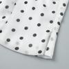 Summer Polka Dot Matching Set Sexy Tie-front Halter Top Low-waist Midi Skirt Y2K Hot Girl Outfit For Women