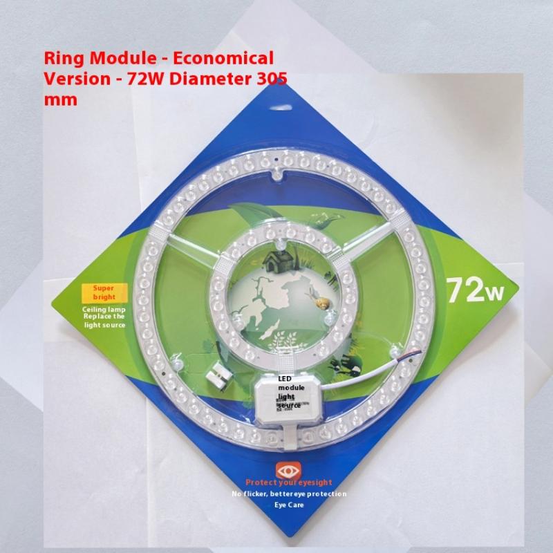1 Set 12W 18W 24W 36W 48W 72W Led Panel Circle Ring Light Led Round Ceiling Lamp Decoration Ac220V Ceiling Lamp Light Source