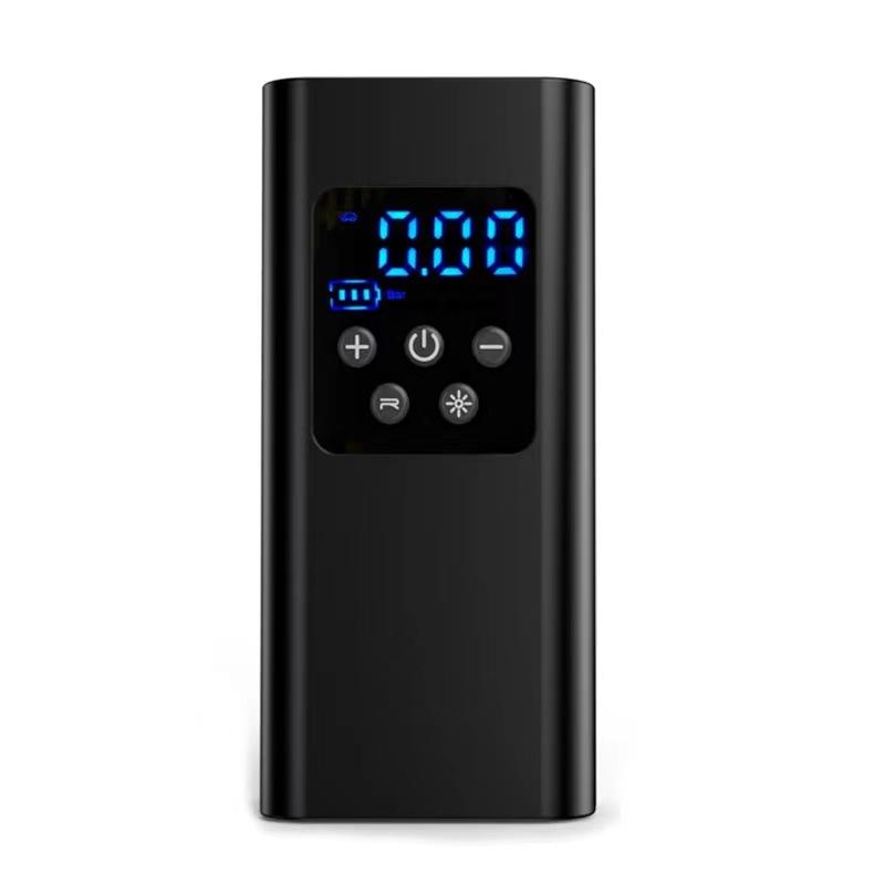 Portable Mini Tire Inflator, Cordless Air Compressor Pump for Car, Bike, Motorcycle with Digital Display LED Light